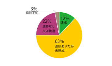 愛知目標の20の目標の進捗状況