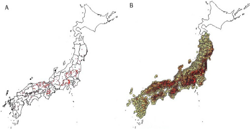 維管束植物の固有種指数の算出について