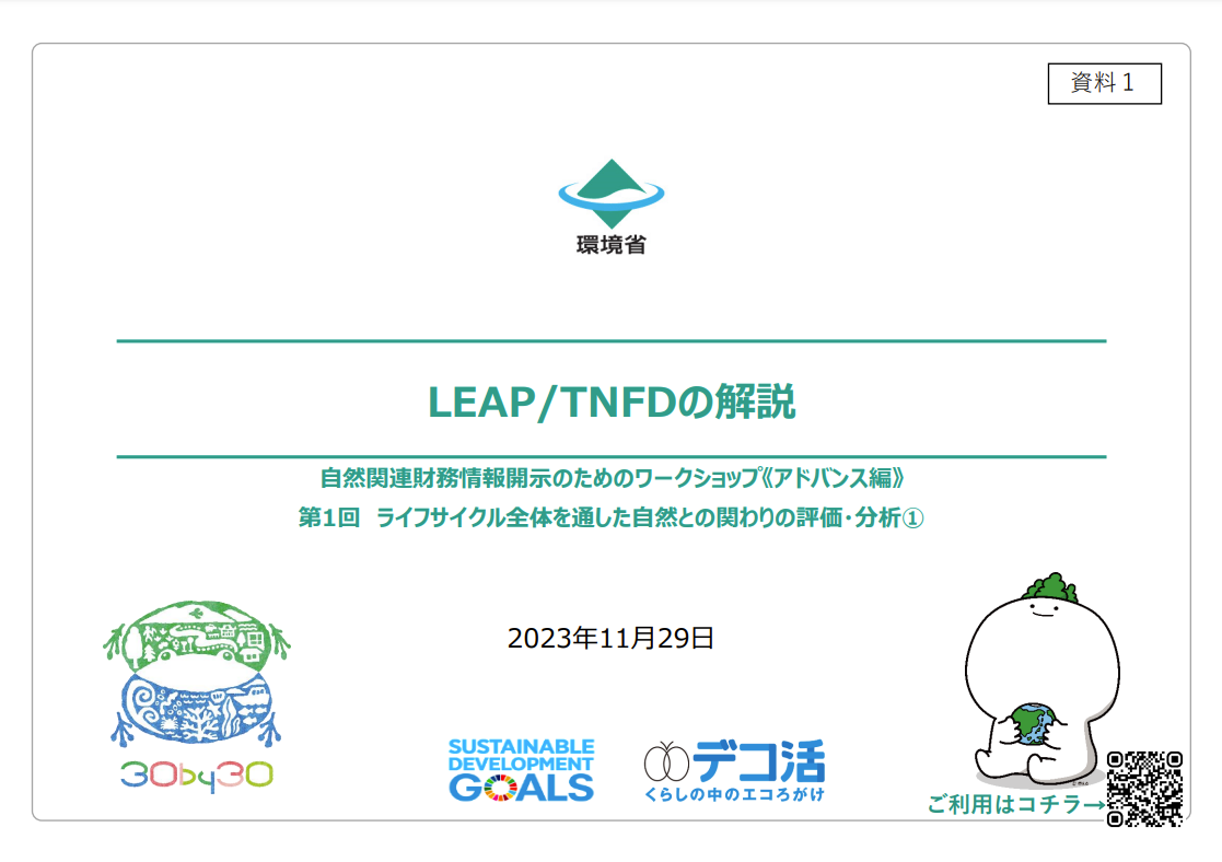 LEAP/TNFDの解説